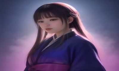 美女玩逼2026年8月新内容上线公告封面图，绿色森林背景，温暖插画风格